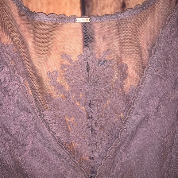 Free People Reign Over Me Dress Mauve Purple (Sx) - Picture 8 of 8